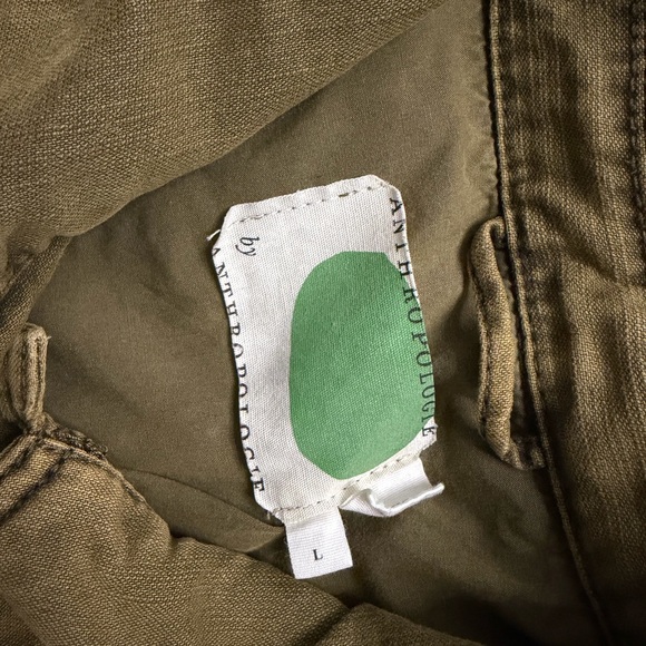 Anthropologie Ruffled Utility Jacket - Picture 5 of 6